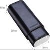 AtEEco Three Cigar Humidors - Portable Moisturizing Holster Large Caliber Cigar Box Travel Cigar Sets view 2