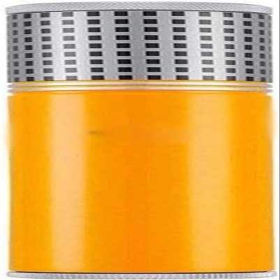AtEEco Yellow Cigar Humidor - Travel Cigar Storage Box Cedar Humidor with Humidifier and Hygrometer