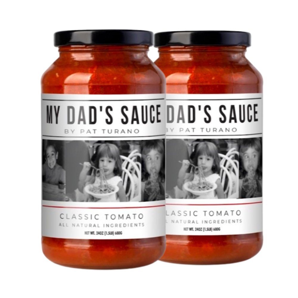 My Dad's Sauce - Authentic Homemade Italian Recipe with Fresh Ingredients | Non GMO, No Artificial Flavors or Preservatives | Vegan & Gluten-Free | No Added Sugar | Created by Pat Turano, Renowned Restaurateur | Family-Owned Tradition Since 1988 - 2