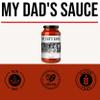 My Dad's Sauce - Authentic Homemade Italian Recipe with Fresh Ingredients | Non GMO, No Artificial Flavors or Preservatives | Vegan & Gluten-Free | No Added Sugar | Created by Pat Turano, Renowned Restaurateur | Family-Owned Tradition Since 1988 - 2  view 3