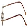 Calabria Flex Plus KIDS 93 Rectangular Blue Light Blocking Reading Glasses +1.75 Satin Brown Girls view 3
