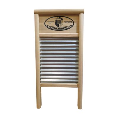 Official Columbus Washboard Co., Galvanized Metal Washboard (Pail Size 8" x 18")