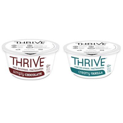Thrive Frozen Nutrition Variety Pack, 6 ounces (Pack of 24) (Chocolate and Vanilla)