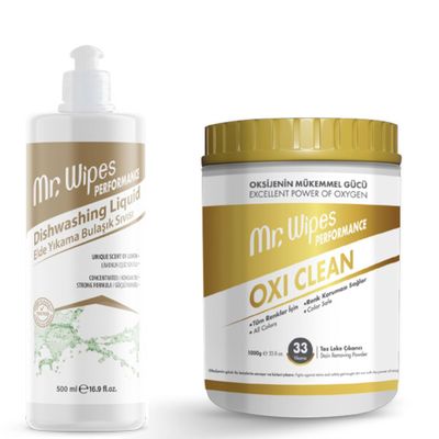 FARMASI Clean Set Oxygen Clean Mr. Wipes Dishwashing Liquid
