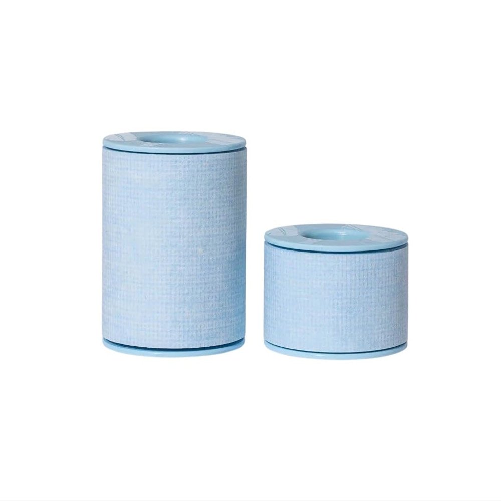 3M Kind Removal Silicone Tape, Latex-Free, Blue Surgical Tape 1" and 2" Tape with Length of 5 1/2 Yards Combo Pack