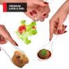 18 Count Disposable Serving Utensils, Clear Plastic Serving Utensils Set for Catering Weddings, Holiday Parties, and More, Disposable Serving Spoons for Buffet, Party Utensils, Stock Your Home view 3
