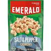 Emerald Nuts, Salt and Pepper Cashews, Stand Up Resealable Bag, 5 Ounce (Pack of 3) view 1