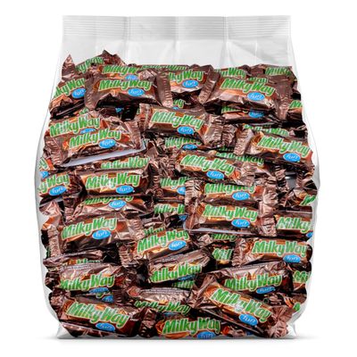 Yummy Chew Milky Way Chocolate Candy Bars - Fun Size Milky Way Candy Bars - Individually Wrapped Bulk Milky Way Chocolate Bars - Milky Way Milk Chocolate Caramel Bars - Bulk Candy Bag (Pack of 25)
