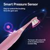 SEAGO Electric Toothbrush with 8 Soft Bristle Heads for AdultsPressure Sensor, 5 Modes with 2 Minutes Build in Smart Timer,Rechargeable Travel Toothbrush with Brush Hold and Travel Case(2752Pink) view 2