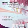 SEAGO Electric Toothbrush with 8 Soft Bristle Heads for AdultsPressure Sensor, 5 Modes with 2 Minutes Build in Smart Timer,Rechargeable Travel Toothbrush with Brush Hold and Travel Case(2752Pink) view 3