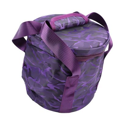Padded Crystal Singing Bowl Case,Singing Bowl Case with 2 External Pocket Dual for Yoga Chakras Healing Mindfulness (8in Camo)