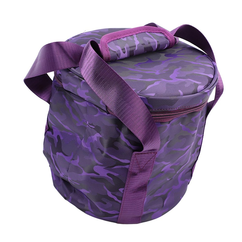 Padded Crystal Singing Bowl Case,Singing Bowl Case with 2 External Pocket Dual for Yoga Chakras Healing Mindfulness (8in Camo)