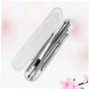 Gatuida 7pcs Stainless Steel Ear Wax Removal Tool Set Ear Cleaning Kit Head Picks Slip Design Storage Box view 3