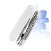 Gatuida 7pcs Stainless Steel Ear Wax Removal Tool Set Ear Cleaning Kit Head Picks Slip Design Storage Box view 4