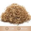 Wowxyz 1 LB Crinkle Cut Paper Shred Brown Crinkle Shredded Paper for Gift Baskets - Gift Box Bag Filler - Kraft Confetti Stuffing for Birthday, Holiday Present Packaging Wrapping view 3