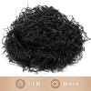 Wowxyz 1 LB Crinkle Cut Paper Shred Black Crinkle Shredded Paper for Gift Baskets - Gift Box Bag Filler - Confetti Stuffing for Birthday, Holiday Present Packaging Wrapping view 4