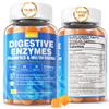 1Pack Digestive Enzymes with Probiotic Gummies, Multivitamins, Calcium, Magnesium - All 24 Essential Chewable Multi Enzymes - Papaya, Lipase, Amylase, Bromelain - Breaking Down Carbs, Proteins, Fats view 1