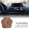 8Pcs Essential Oil Diffuser, Wood Essential Oil Diffuser, Flower Shaped Wooden Aromatherapy, Car Air Freshener Diffuser, Portable Air Freshener Wood Diffuser for Daily Use view 4