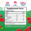 Sugar-Free Magnesium Gummies for Kids & Teens - 500mg Calm Magnesium Citrate - Chewable Magnesium Gummy Supplement for Sleep, Mood & Muscle Support - Citrato de Magnesio para Nios - 60 Days Supply view 2