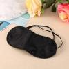 Black Eye Cover for Restful Sleep and Stress - Black Eye Cover - Eye Mask Eye Shade Nap Cover Travel Office Sleeping Rest Aid Cover Blindfold Eye Patch view 2