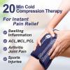 AiricePac Ice Packs for Injuries Reusable, Gel Cold Pack for Knee Neck Shoulder Ankle Elbow Hip Back Pain Relief, Cold Compress Therapy for Swelling, Bruises, Surgery, 7x 11, Blue view 2