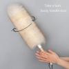 LUNCHS Lambswool Duster with Wooden Handle,Reusable Feather Duster for Cleaning Furniture,Window Blinds,Bookshelves Etc (Color : White, Size : 18cm) view 4