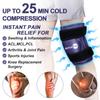 AiricePac 2 Ice Pack for Knee Pain Relief, Reusable Gel Ice Wrap for Injuries, Swelling, Knee Replacement Surgery, Cold Compress Therapy for Arthritis, Meniscus Tear and ACL, Blue view 2