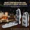 FANKAI Cigar Punch and Stand Set, Triple-Punch Cutter,Dual Holders, 20-25-30 Ring Guage, Hole Opener with Portable Bag, Multifunctional Puncher Tool view 4
