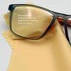AAwipes Eyeglasses Cleaning Cloth Bulk Logo-Free Glasses Cloths Blank (5.52"x5.52", 100 Packs, Yellow) for Eyeglasses, Lenses, Phones, Screens, Camera, Silverware, Any Delicate Surfaces (V1545) view 2
