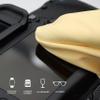 AAwipes Eyeglasses Cleaning Cloth Bulk Logo-Free Glasses Cloths Blank (5.52"x5.52", 100 Packs, Yellow) for Eyeglasses, Lenses, Phones, Screens, Camera, Silverware, Any Delicate Surfaces (V1545) view 4