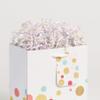 Bobobag - 4oz Crinkle Cut Paper Shred Filler Recyclable Gift Wrap Confetti Raffia Grass Shiny Shred Paper for Easter Baskets Filler Creative Eggs Decor (Diamond White) view 3