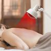 Infrared Light Therapy Lamp for Boby Face Mineral Heat Lamp for Puppies 275W Far Infrared Lamp Pain Relief Products, Easy to Move view 3