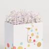 Bobobag - 1LB Crinkle Cut Paper Shred Filler Recyclable Gift Wrap Confetti Raffia Grass Shiny Shred Paper for Easter Baskets Filler Creative Eggs Decor(Diamond White) view 3