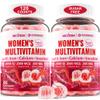 (2 Pack) Sugar Free Methylated Multivitamin for Women Gummies with Calcium, D3 K2, Inositol, Folate, Biotin, Iron, Vitamin A, C, E, B Complex - Multi Vitamins & Minerals - Energy, Immune, Bone - Vegan view 1