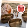 Toyvian Singing Bowl Travel Case Embroidery Luxury Craft for Meditation Random view 4