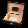 AtEEco Office Home Solid Wood Cigar Humidor high Gloss Finish Cigar Box Humidity Adjustable Cigar Storage Box view 4