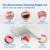 BabyPearl Baby Tongue Cleaner Newborn Finger Toothbrush, 42 Count Disposable Wet and Dry Use Baby Mouth Cleaner, Newborn Oral Care Clean 0-36 Months Toddler Teeth, Gums, Tongue Coating view 4