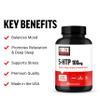 Force Factor 5HTP Sleep Aid and Mood Support Supplement, Extra Strength 5 HTP, Natural Sleep Supplement for Adults to Support Calm and Stress Balance, Vegan, Non-GMO, 120 Capsules view 2