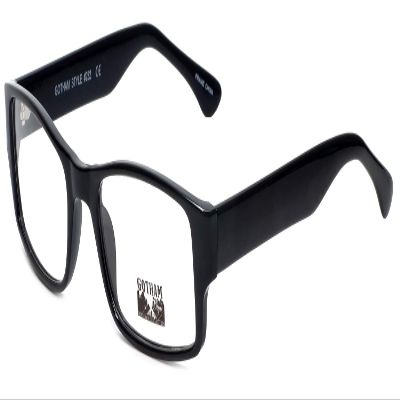 Calabria Gotham City 232 Rectangular Reading Glasses +1.50 Black Men Women