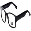 Calabria Gotham City 232 Rectangular Reading Glasses +1.50 Black Men Women view 1