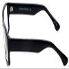 Calabria Gotham City 232 Rectangular Reading Glasses +1.50 Black Men Women view 3