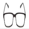 Calabria Gotham City Premium Flex 42 Square Reading Glasses +3.50 Gloss Black Men view 2