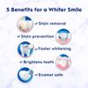 Crest 3D White Brilliance Luminous Purple Teeth Whitening Toothpaste, 4.6 oz Pack of 3, Anticavity Fluoride Toothpaste, Fights 100% More Surface Stains, 24 Hour Active Stain Prevention view 2