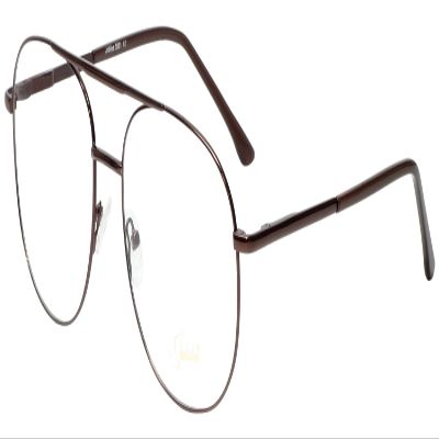 Calabria Juby J5801 Pilot Blue Light Blocking Reading Glasses +0.50 Brown Men 62mm