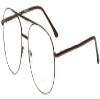 Calabria Juby J5801 Pilot Blue Light Blocking Reading Glasses +0.50 Brown Men 62mm view 1
