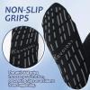 Revosoxs Extra Width Socks for Swollen Feet-2 Pairs Bamboo Viscose Wide Diabetic Non Slip Hospital Socks for Women Men 7-9 9-11 10-13(2 Pairs Navy) view 4