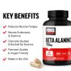 Force Factor Beta Alanine Capsules, Beta-Alanine Endurance Supplement to Boost Performance & Reduce Fatigue, Clinical Dose, Premium Quality, Vegan, Non-GMO, 120 Capsules view 2