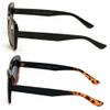 V.W.E. 2 Pairs Women Bifocal Sunglasses Rhinestones Outdoor UV Protection Reading Glasses Butterfly Elegance 106 (1 Black 1 Demi, 2.50, x) view 3