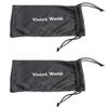 V.W.E. 2 Pairs Women Bifocal Sunglasses Rhinestones Outdoor UV Protection Reading Glasses Butterfly Elegance 106 (1 Black 1 Demi, 2.50, x) view 4