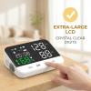Rechargeable Blood Pressure Monitor Upper Arm, Electric Tensiometer, BP Machine, 22-32 CM Adjustable Cuff, Irregular-Heart-Beat Alert, Automatic Digital Sphygmomanometer for Home Use view 3